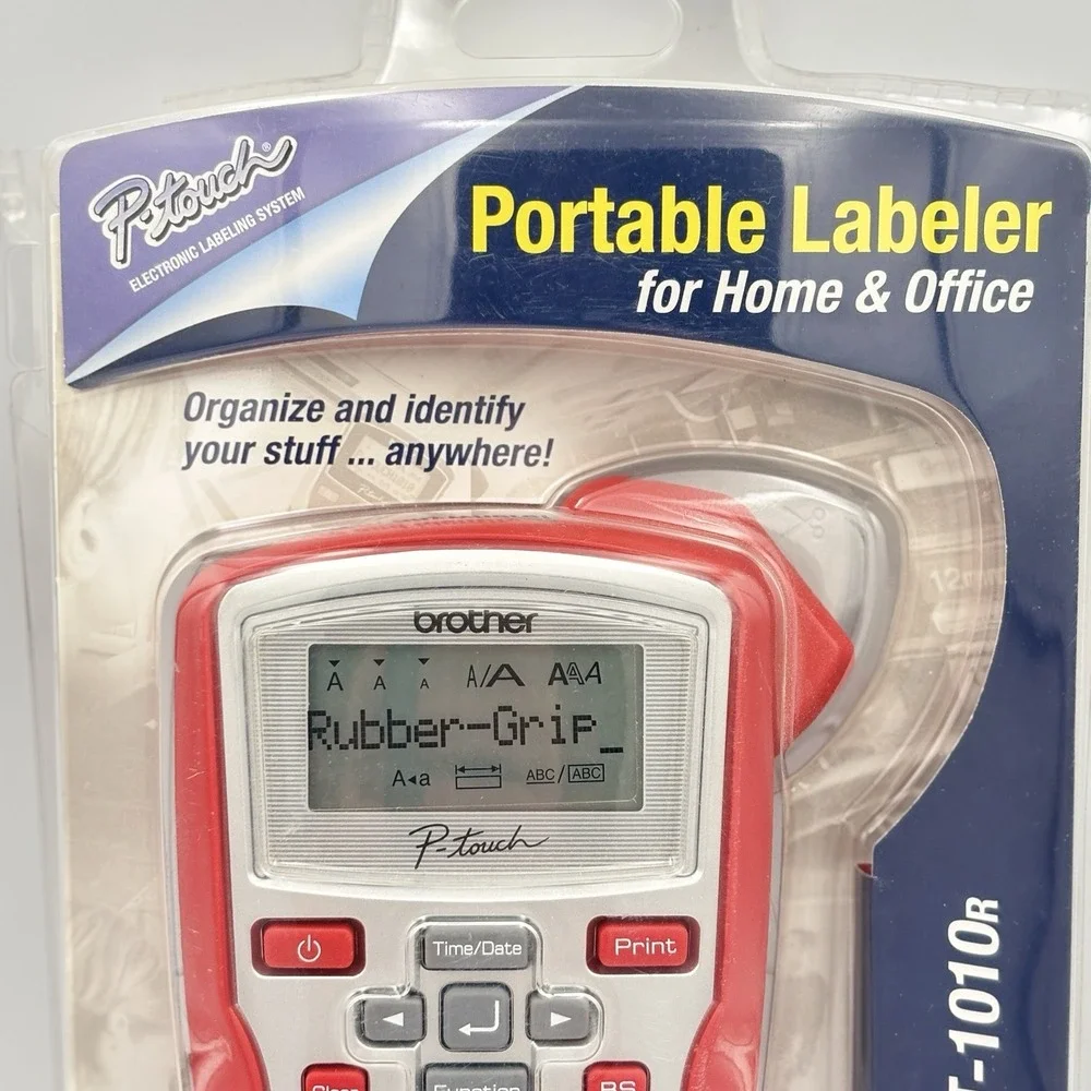 Brother Portable Labeler Label Maker Model PT-1010R Home Office